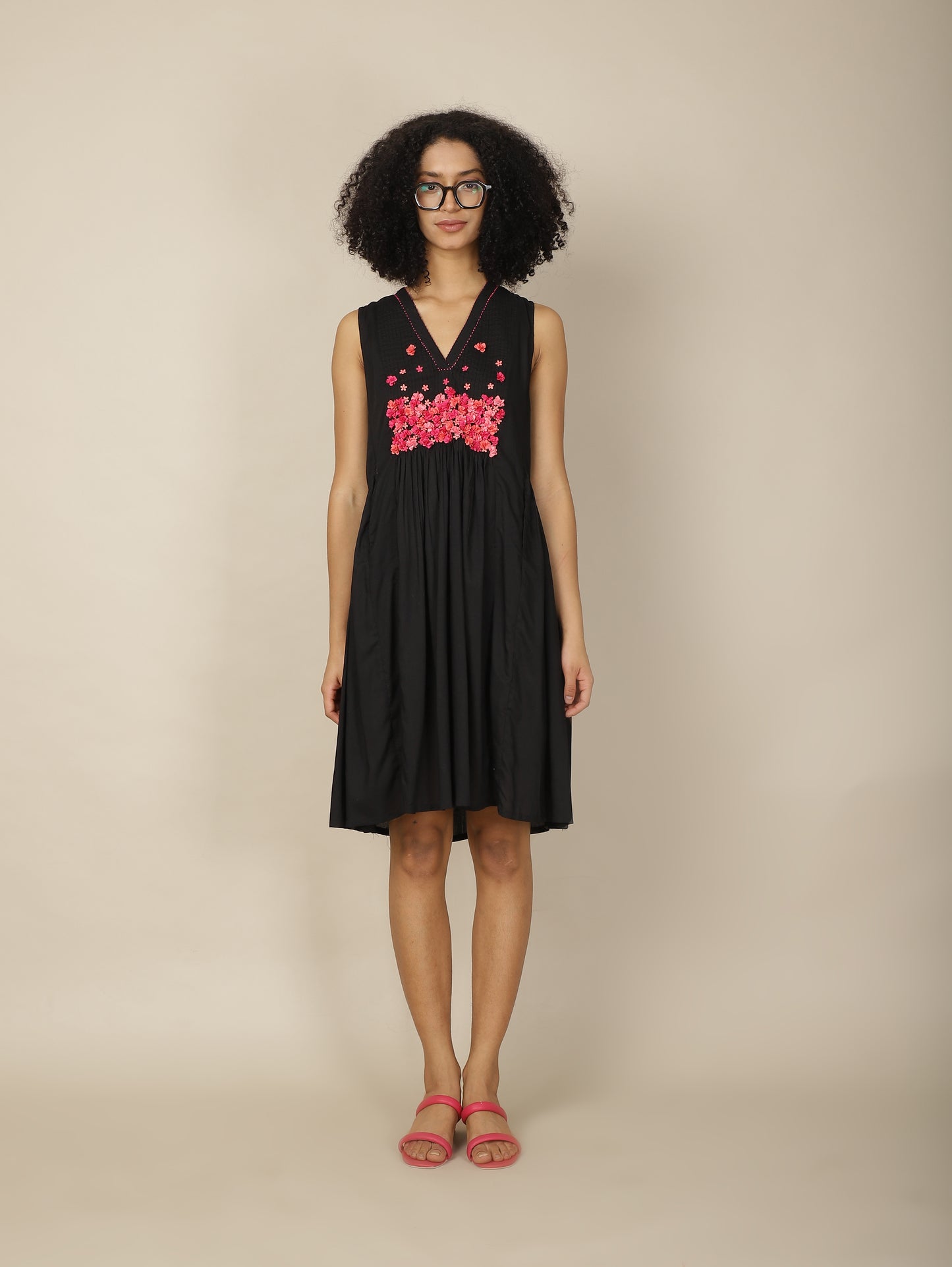 Ebony Pink Blossom dress