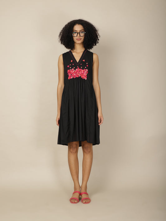 Ebony Pink Blossom dress