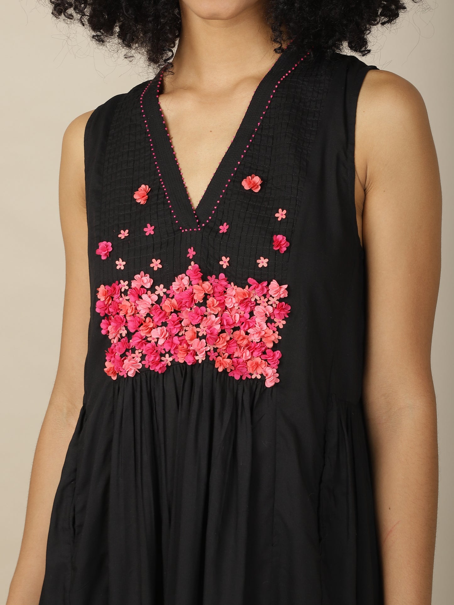 Ebony Pink Blossom dress